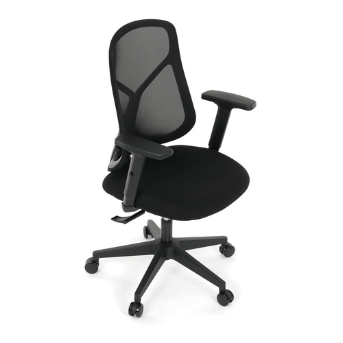 Kancelářská židle, synchronní mechanismus, černá síťovina, KA-S2173 BK