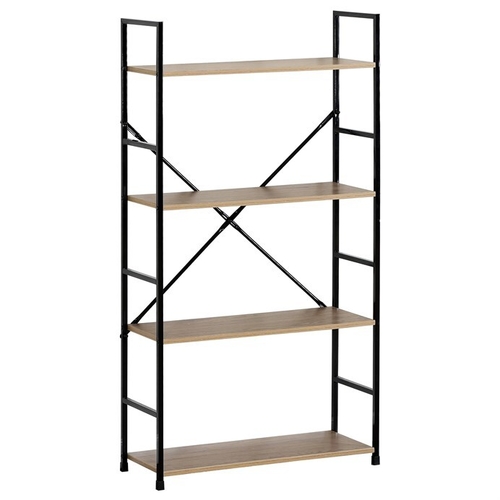 Regál, mdf, hnědá, GD-224 OAK