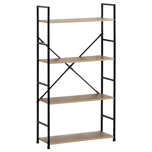 Regál, mdf, hnědá, GD-224 OAK