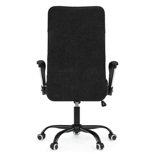 Kancelářská židle, houpací mechanismus, černá látka, KA-W3109 BK