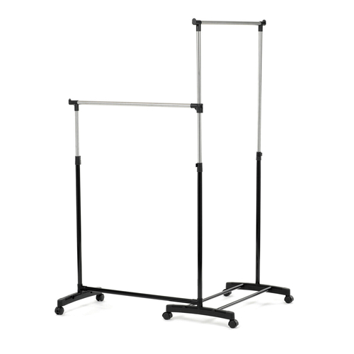 Stojan na šaty, plast, černá, GD-174 BK