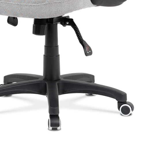 Kancelářské křeslo, houpací mechanismus, šedá látka, KA-G303 SIL2