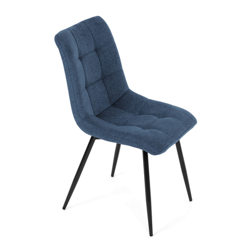 Jídelní židle, modrá, látka, DCL-193 BLUE2