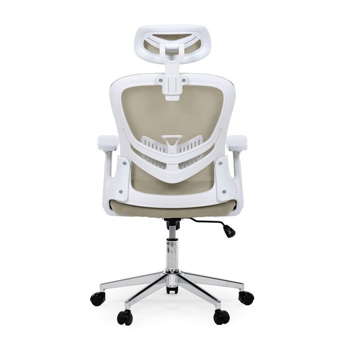 Kancelářská židle, houpací mechanismus, béžová síťovina, KA-K2031 BGE