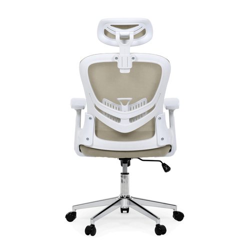 Kancelářská židle, houpací mechanismus, béžová síťovina, KA-K2031 BGE