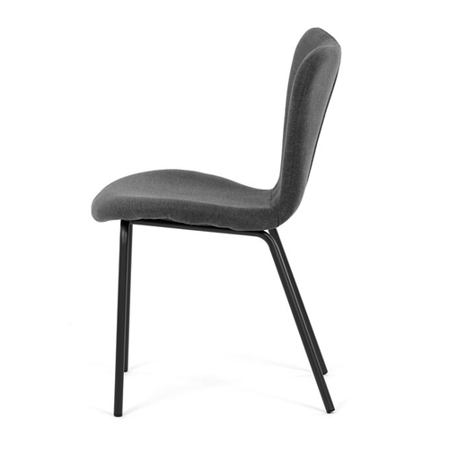 Jídelní židle, šedá, látka, CT-S8010 GREY2