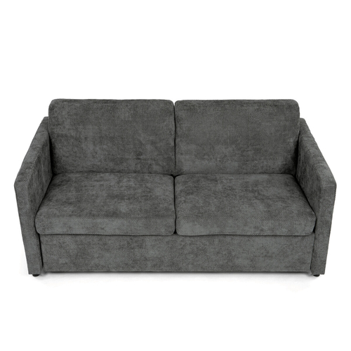 Rozkládací pohovka na každodenní spaní, šedá, látka, ASB-C3900 GREY2