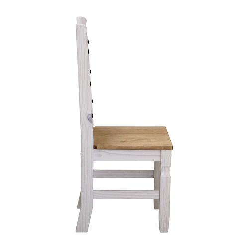 Židle CORONA bílý vosk