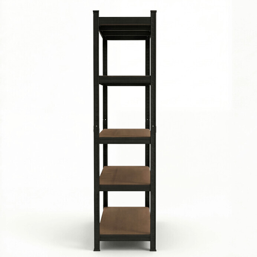 Regál, kov, černá, AUR-G2120 BK