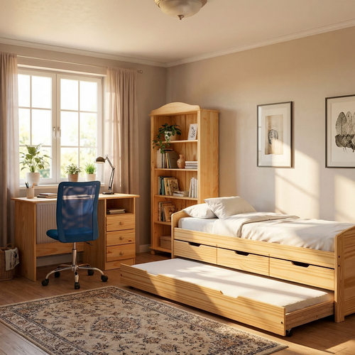 Knihovna 8048 masiv lak