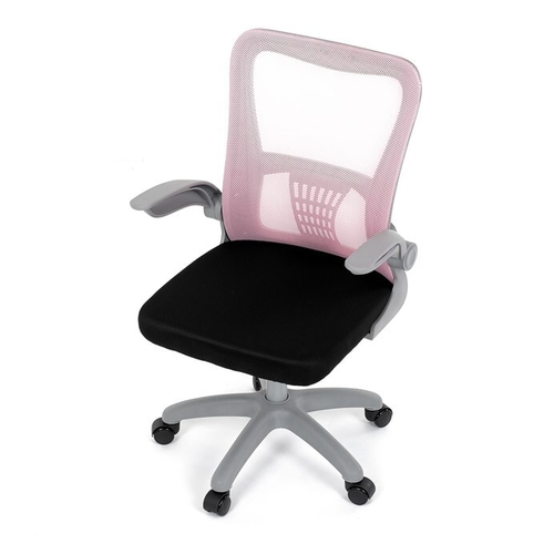 Dětská židle, výškově nastavitelná, růžová síťovina, KA-K2008 PINK