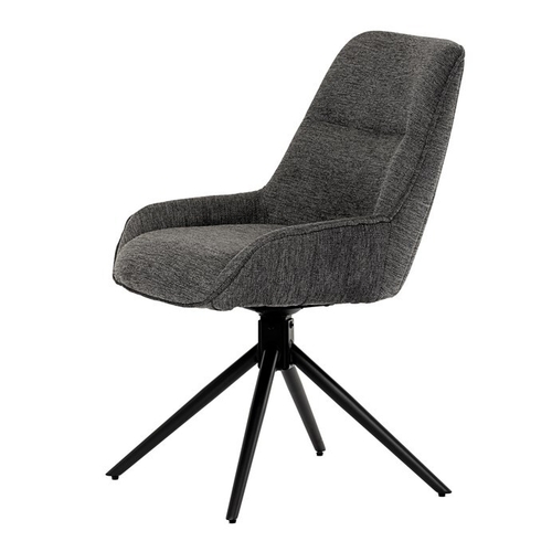 Jídelní židle, šedá, látka, HC-535 GREY2