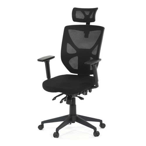 Kancelářská židle, asynchronní mechanismus, černá, KA-Q8250 BK