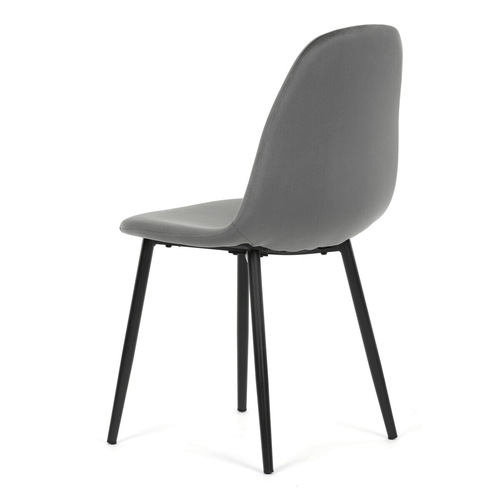 Jídelní židle, šedá, sametová látka, CT-V2971 GREY4
