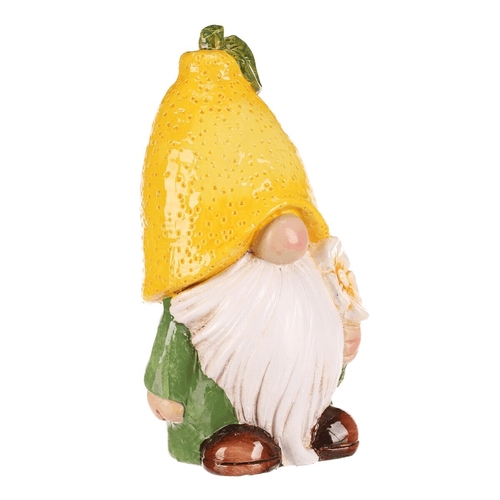 Trpaslík citrónový - keramická figurka, vel. M, barva žlutá