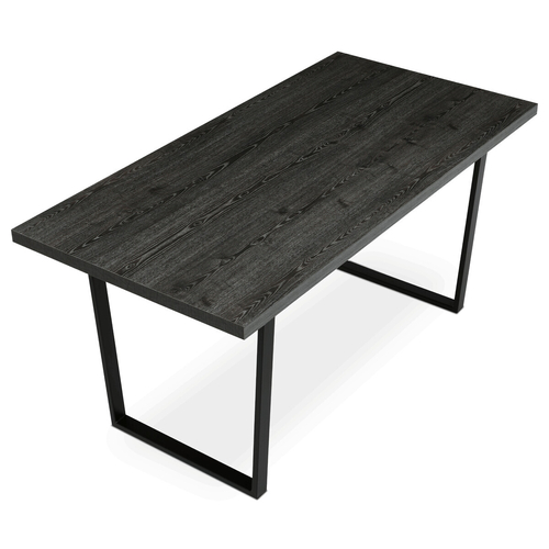 Jídelní stůl 160x80cm, lamino, šedý dub, HT-R5216 GREY