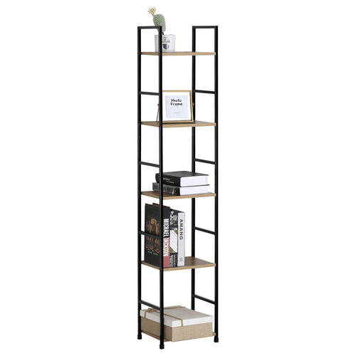 Regál, mdf, hnědá, GD-215 OAK