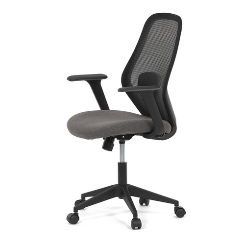 Kancelářská židle, houpací mechanismus, černá síťovina, KA-V3149 BK