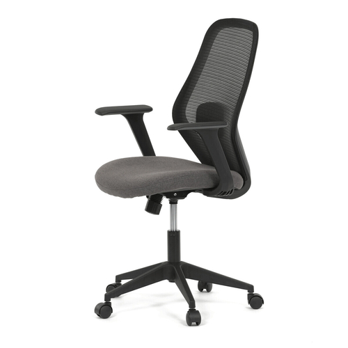 Kancelářská židle, houpací mechanismus, černá síťovina, KA-V3149 BK