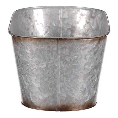 Kovový truhlík, design s ptáčky.