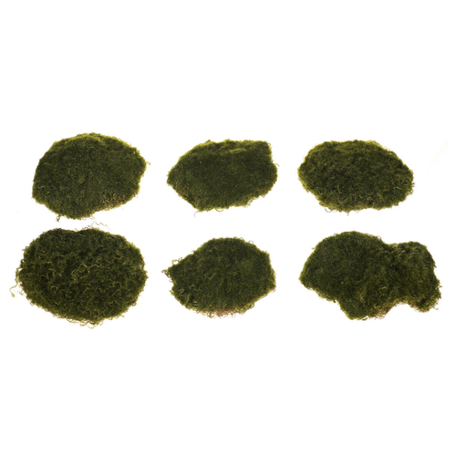 Mech - umělá přízdoba, tmavě zelená, cena za 1 balení