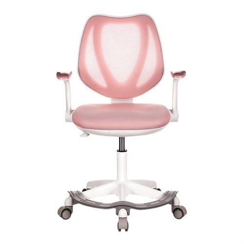 Dětská židle, výškově nastavitelná, růžová síťovina, KA-C806 PINK
