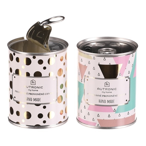 Svíčka aromatická - v plechovce, mix 2 druhů, cena za 1 ks