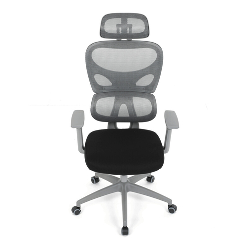 Kancelářská židle, houpací mechanismus, šedá, KA-K2081 GREY