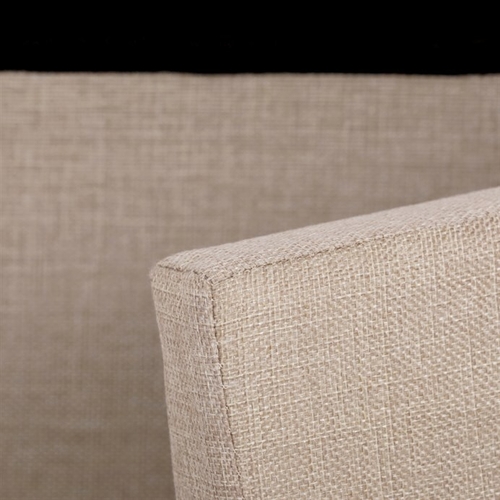 Taburet s úložným prostorem, béžová, látka, TAB-462 CRM2