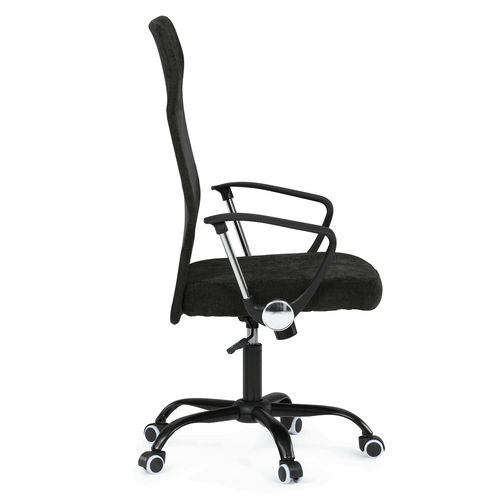 Kancelářská židle, houpací mechanismus, černá látka, KA-W3109 BK