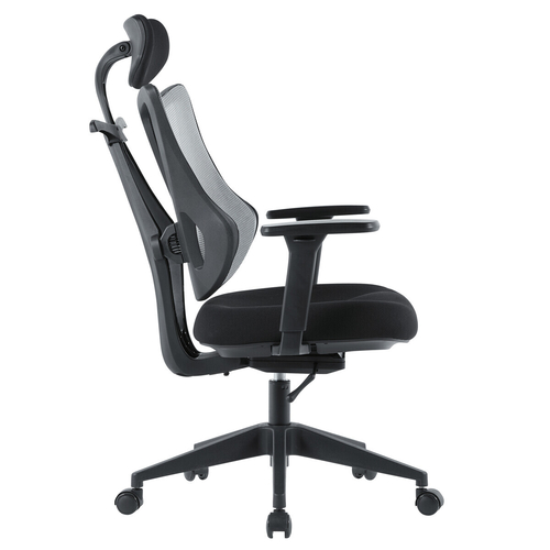 Kancelářská židle, synchronní mechanismus, šedá síťovina, KA-H3245 GREY