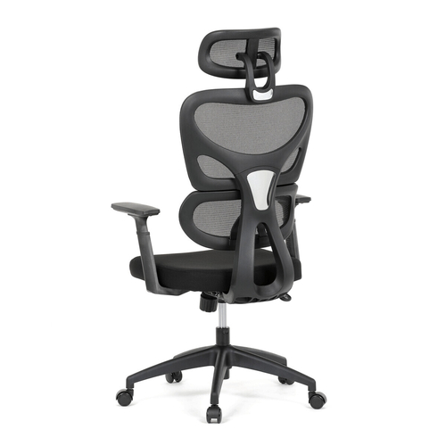 Kancelářská židle, houpací mechanismus, černá, KA-K2080 BK