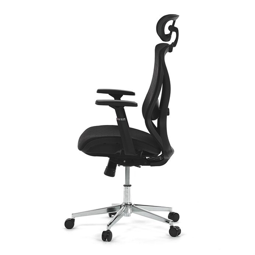 Kancelářská židle, synchronní mechanismus, černá síťovina, KA-S258 BK