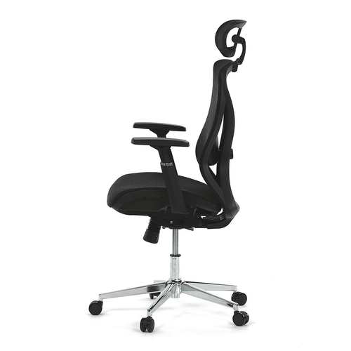 Kancelářská židle, synchronní mechanismus, černá síťovina, KA-S258 BK