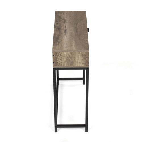 Odkládací stolek 80x28x77cm, mdf, šedý dub, CT-G1077 GREY