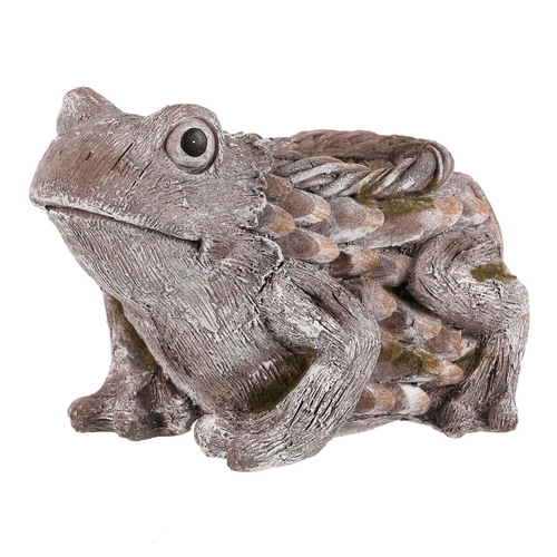 Žába - obal na květiny, magnesium, barva šedá