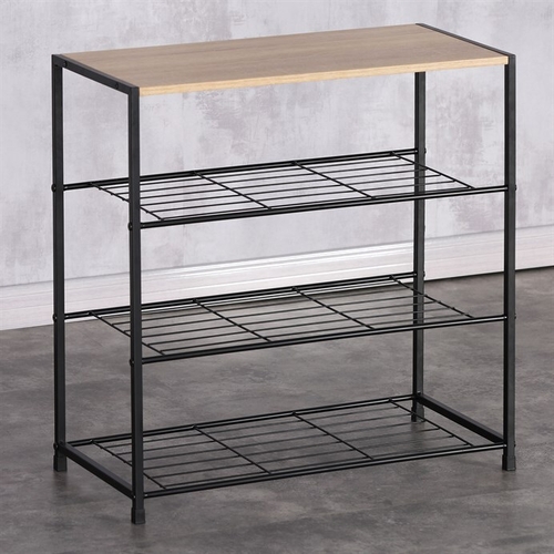 Botník, mdf, hnědá, GD-414 OAK