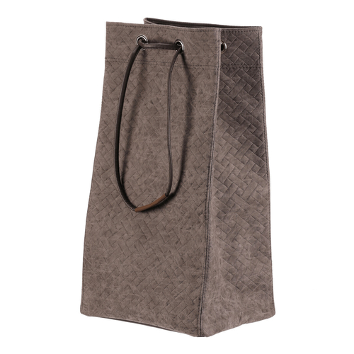 Koš prádelní - látkový, stahovací, šedá barva