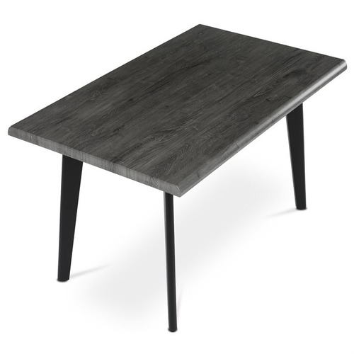 Jídelní stůl 130x80cm, mdf, šedý dub, HT-F4413 GREY