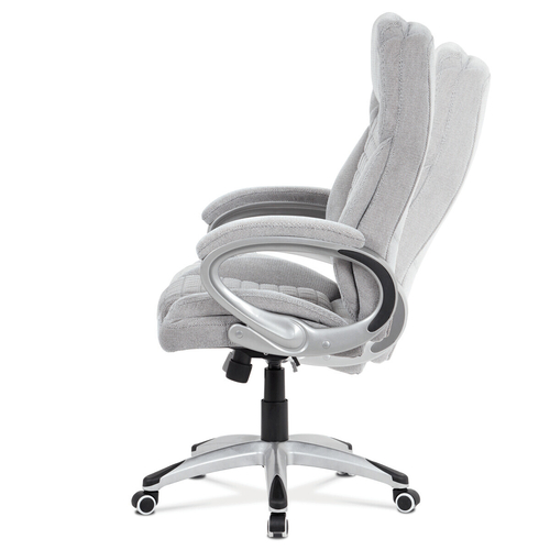 Kancelářské křeslo, houpací mechanismus, šedá, KA-G196 SIL2