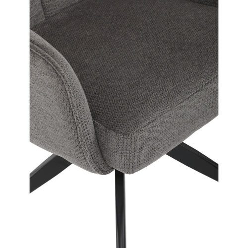 Jídelní židle, šedá, látka, DCH-P3170 GREY2