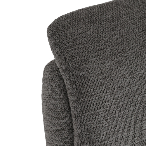 Polohovací křeslo, elektrické zabudované ovládání, šedá, látka, TV-C5479 GREY2