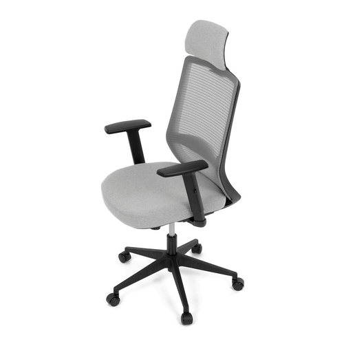 Kancelářská židle, synchronní mechanismus, šedá síťovina, KA-V3329 GREY