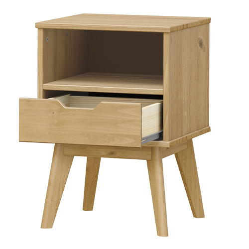 Noční stolek 1 zásuvka BONITO vosk