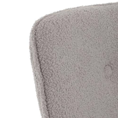 Relaxační křeslo, šedá, látka bouclé, AK-319 GREY2