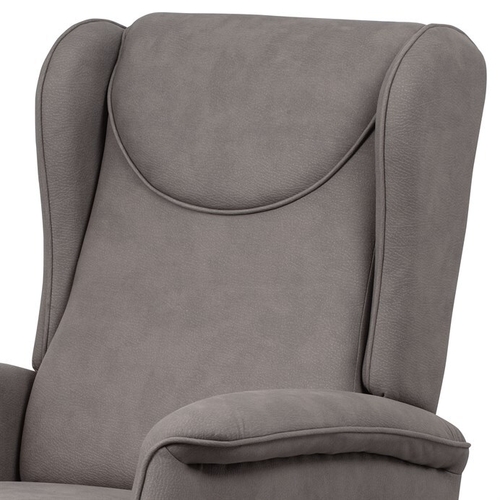 Polohovací křeslo, elektrické kabelové ovládání, béžová, látka, TV-1192 SIL2