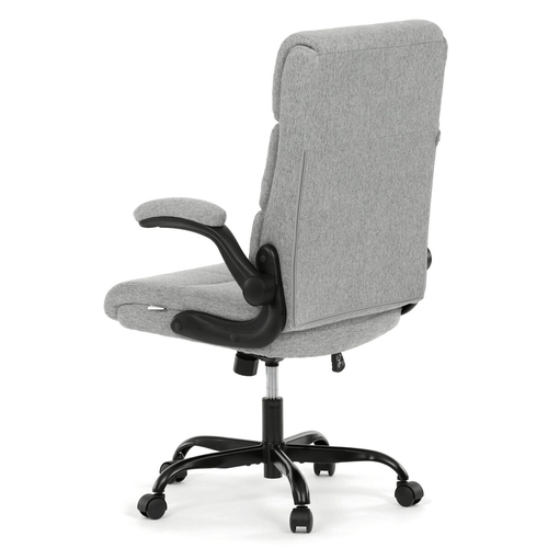 Kancelářské křeslo, houpací mechanismus, šedá látka, KA-K3104 GREY