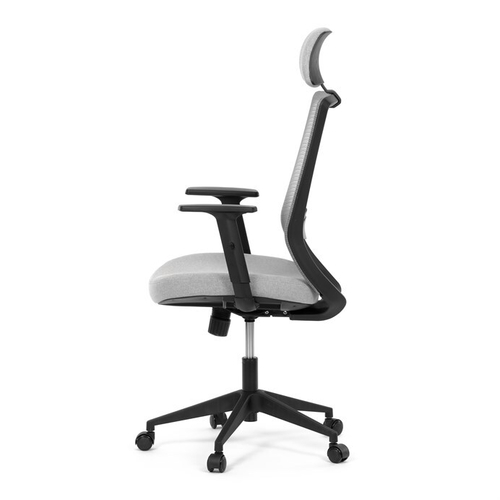 Kancelářská židle, synchronní mechanismus, šedá síťovina, KA-V3329 GREY