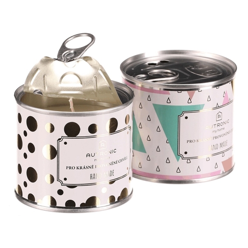 Svíčka aromatická - v plechovce, mix 2 druhů, cena za 1 ks
