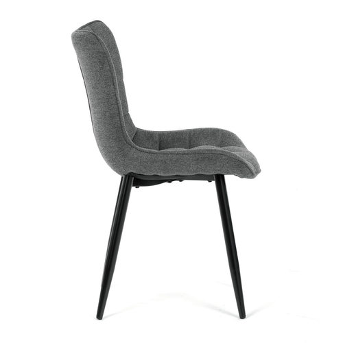 Jídelní židle, šedá, látka, HC-462 GREY2